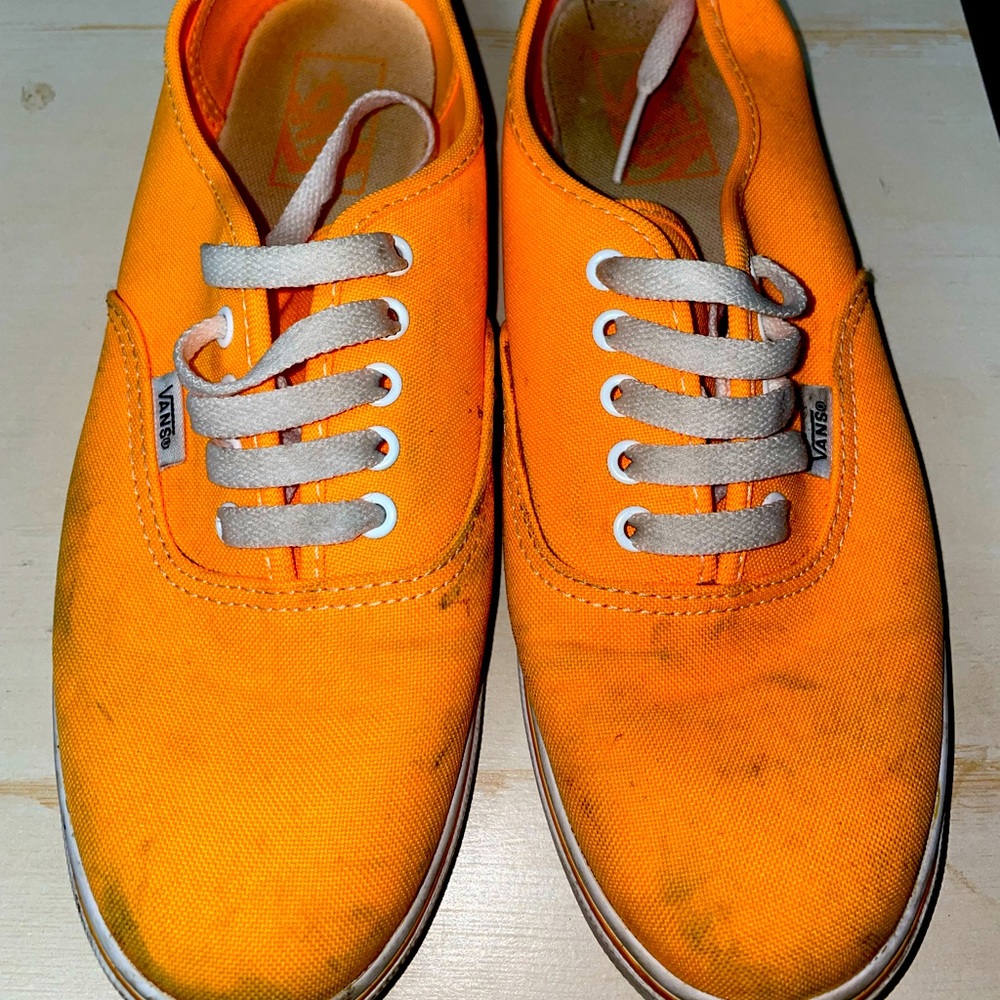 Orange Vans Women’s 9